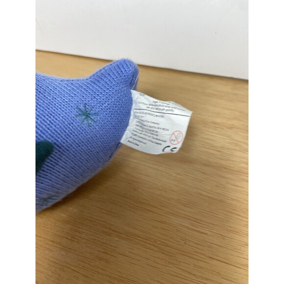 2007 Starbucks Coffee Stuffed Bird With Glasses Plush With Tags Blue 6 in - Picture 3 of 7